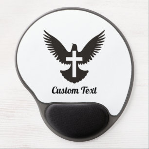Dove with Cross Gel Mouse Pad