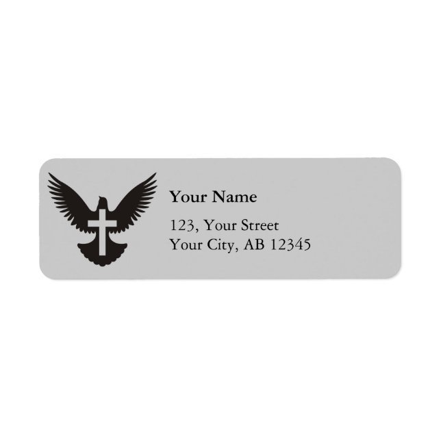 Dove with Cross Label (Front)