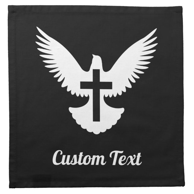 Dove with Cross Napkin (Front)