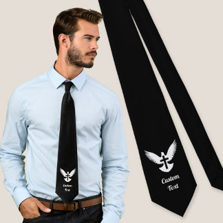 Dove with Cross Neck Tie