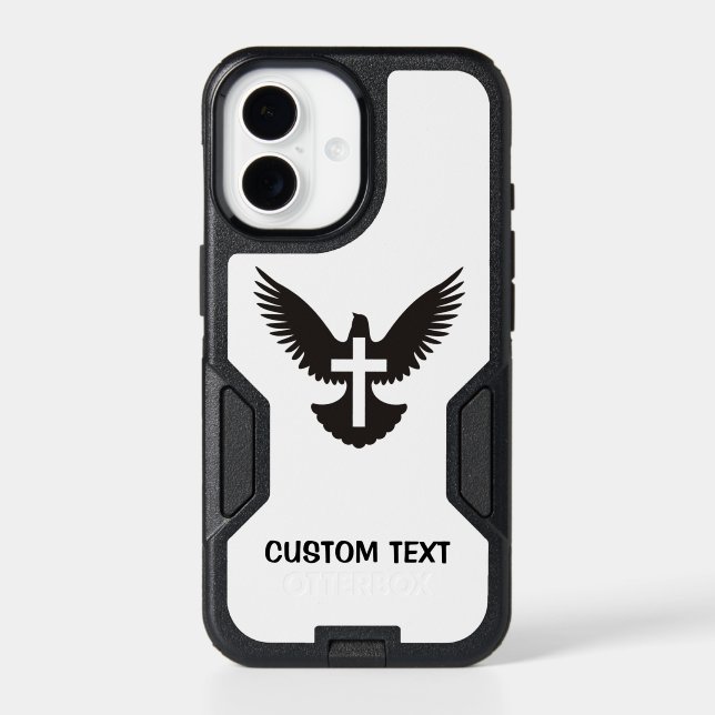 Dove with Cross Otterbox iPhone Case (Back)