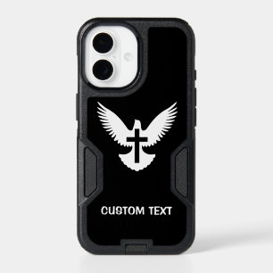 Dove with Cross iPhone 17 Case