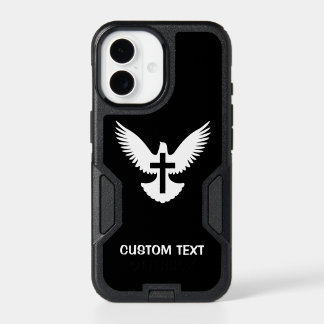 Dove with Cross iPhone 17 Case