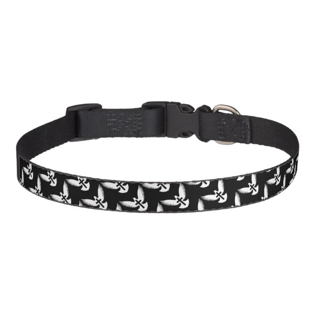 Dove with Cross Pet Collar (Front)