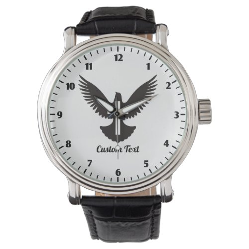 Dove with Cross Wrist Watch