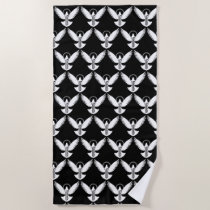 Dove with Key Beach Towel