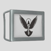 Dove with Key Belt Buckle