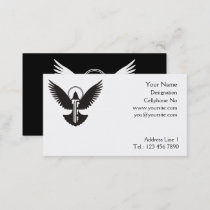 Dove with Key Business Card