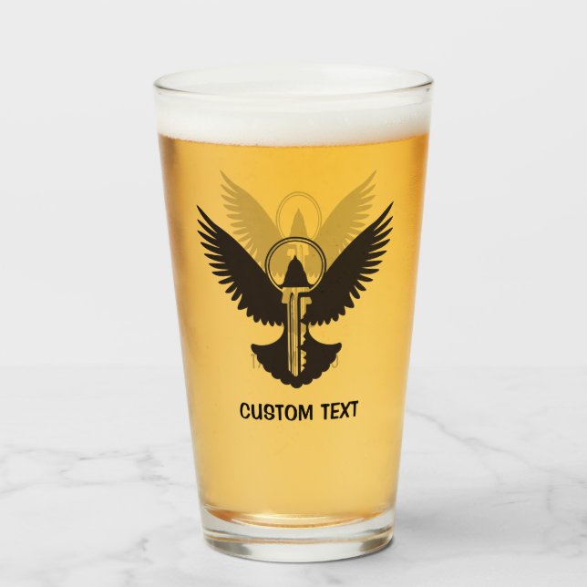 Dove with Key Glass (Front Filled)