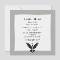 Dove with Key Invitation