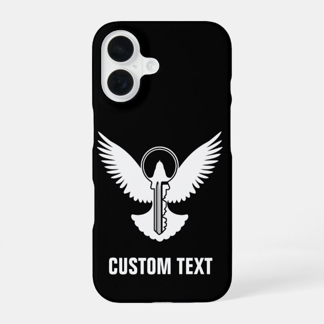 Dove with Key Iphone Case (Back)
