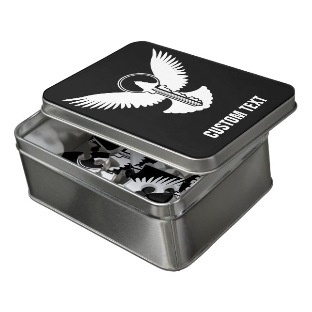 Dove with Key Jigsaw Puzzle (Lid Open)