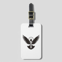 Dove with Key Luggage Tag