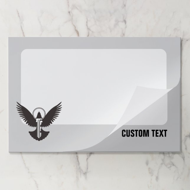 Dove with Key Paper Pad (Folded)