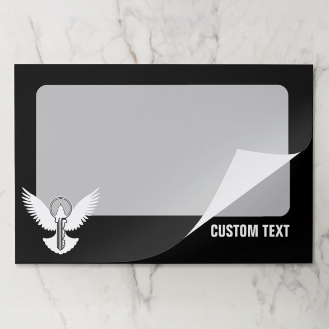 Dove with Key Paper Pad (Folded)