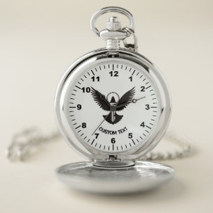 Dove with Key Pocket Watch