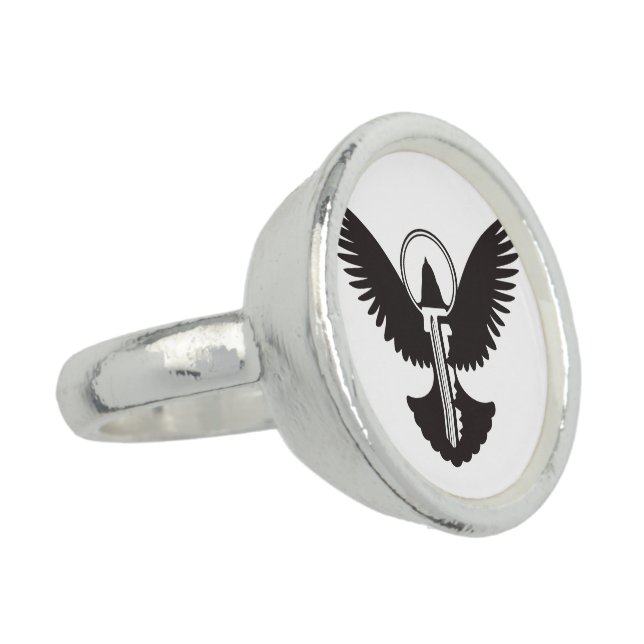 Dove with Key Ring (Side)