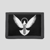 Dove with Key Trifold Wallet