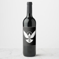 Dove with Key Wine Label