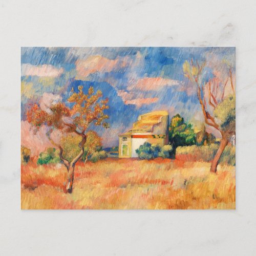 Dovecote at Bellevue by Renoir _ Impressionist Art Postcard