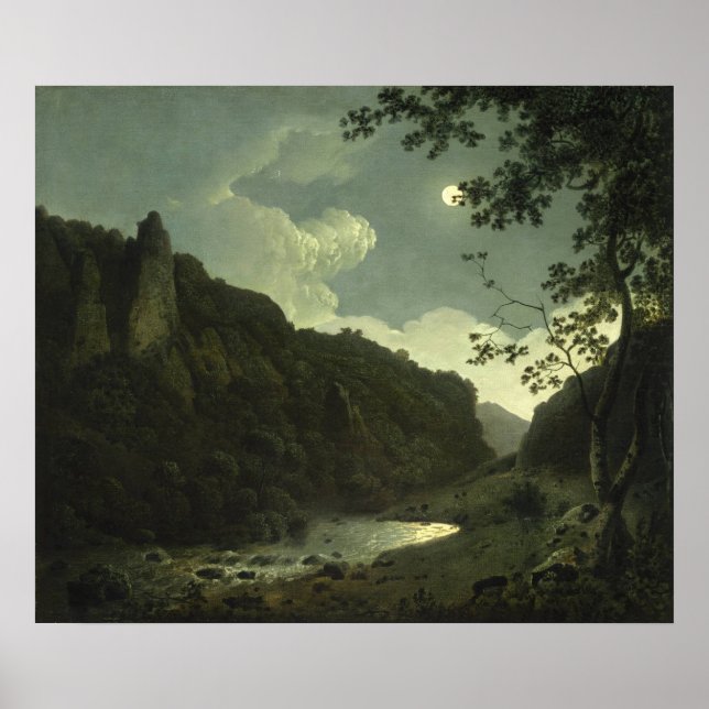 Dovedale by Moonlight [circa 1785]  Poster (Front)