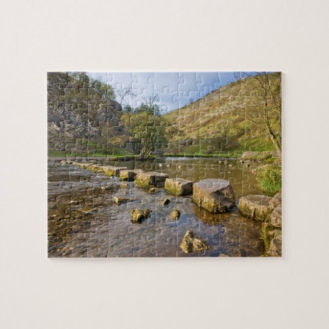 Dovedale, Derbyshire Peak District souvenir photo Jigsaw Puzzle (Horizontal)
