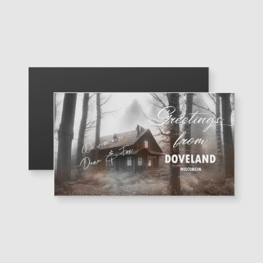 Doveland, Wisconsin Magnetic Card (Front/Back)
