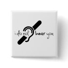 Doven, slechthorend, doofheid, gehoorverlies teken