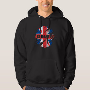 Dover British Flag England Uk Britain Union Jack Hoodie