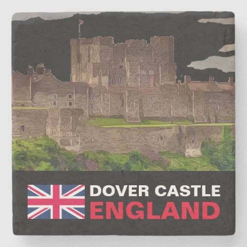 DOVER CASTLE WALES STONE COASTER