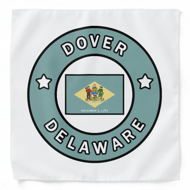 Dover Delaware Bandana (Front)