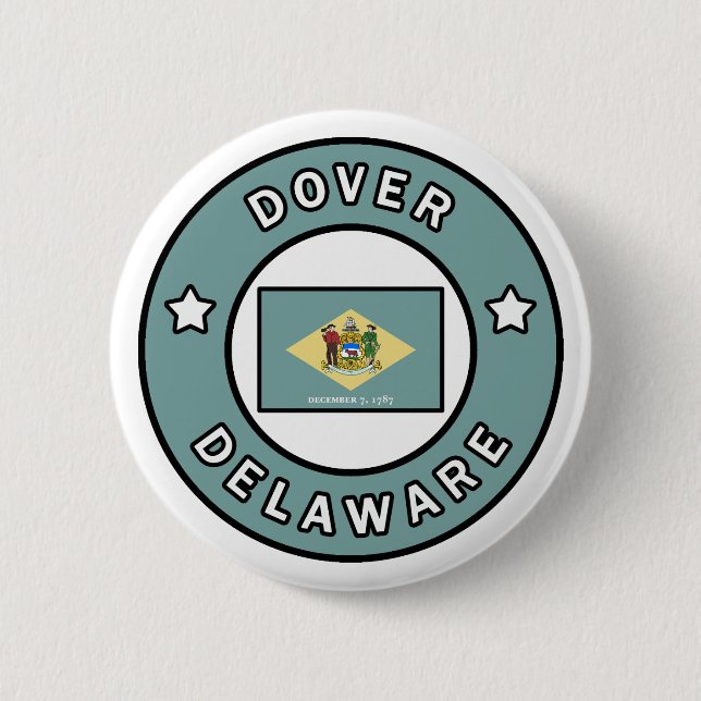 Dover Delaware Button (Front)