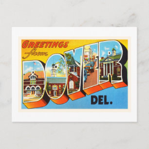 Dover Delaware DE Old Vintage Travel Postcard- Postcard