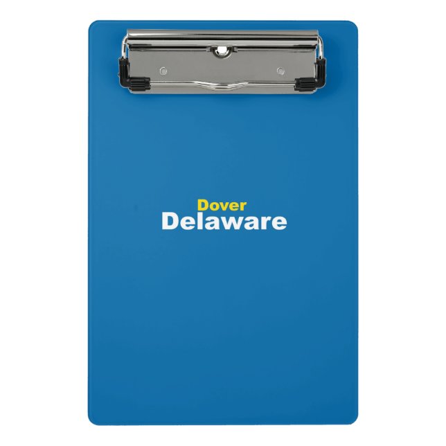 Dover, Delaware Mini Clipboard (Front)