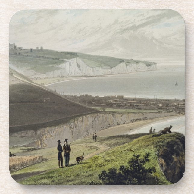 Dover, from Shakespeare's Cliff, from 'A Voyage Ar Drink Coaster (Front)