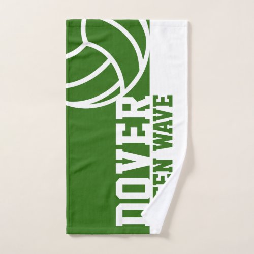 Dover Green Wave Volleyball Spirit Towel