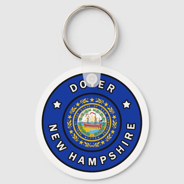 Dover New Hampshire Keychain (Front)
