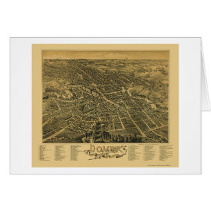 Dover, NH Panoramic Map - 1888