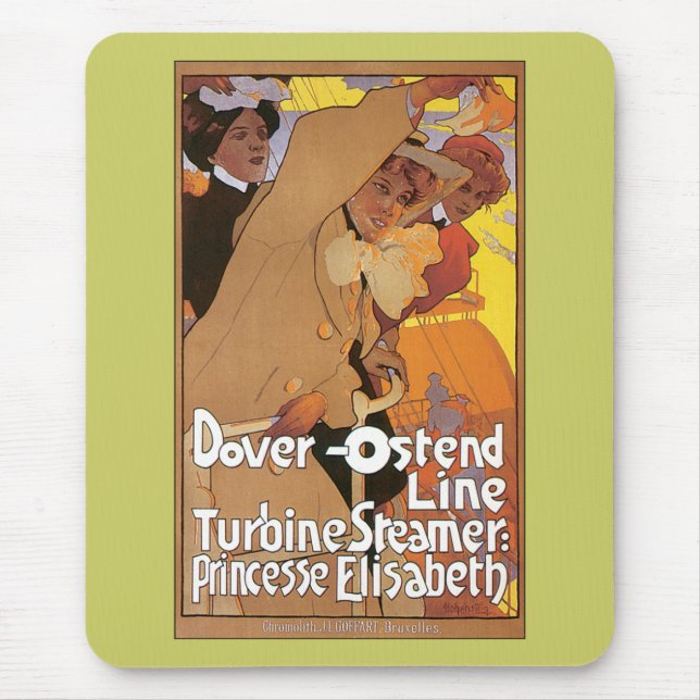 Dover-Ostend Line Mouse Pad (Front)