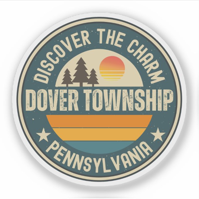 Dover township, Pennsylvania Sticker (Front)