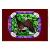 Doves and Flowers Framed (Front Horizontal)