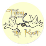 Doves Bride Tshirts and Gifts Classic Round Sticker