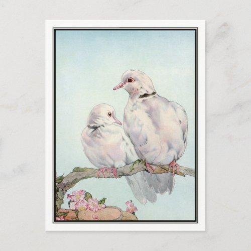 Doves by E J Detmold Postcard