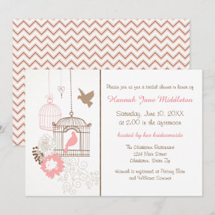 Doves & Cages - Bridal Shower Invitation