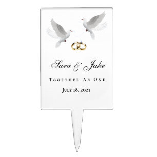 Doves Cake Topper