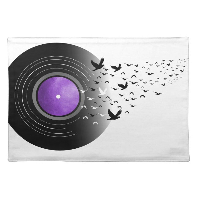 Doves Cry Record Cloth Placemat (Front)
