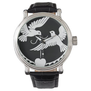 Doves Heart Dance Peace Love Party Destiny Watch