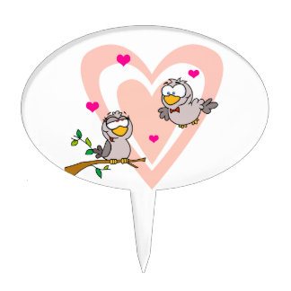 Doves in Love Cake Topper