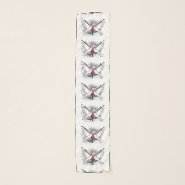 Doves In Love Scarf (Front)