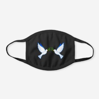 Doves of Peace Cotton Face Mask